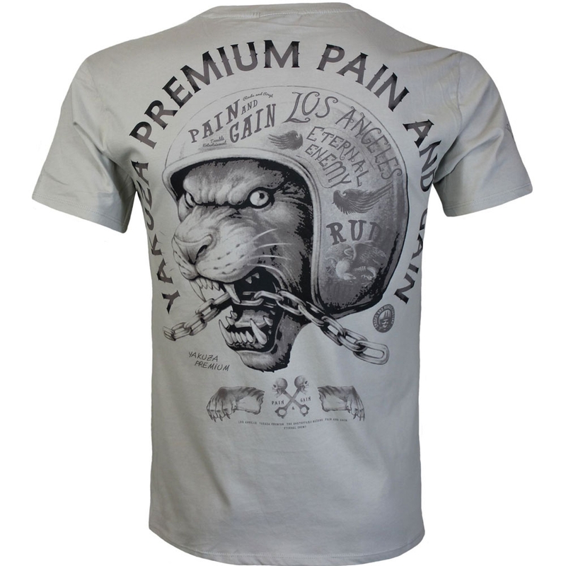 Yakuza Premium 3919 T-shirt grijs