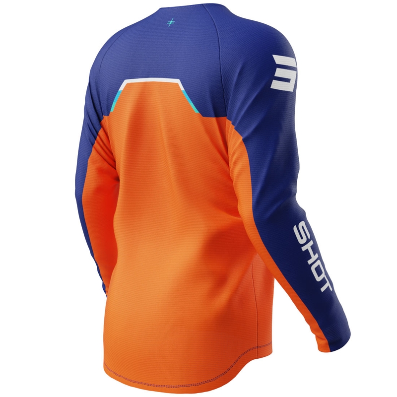 Shot Draw Daytona Kids Motocross Jersey Oranje