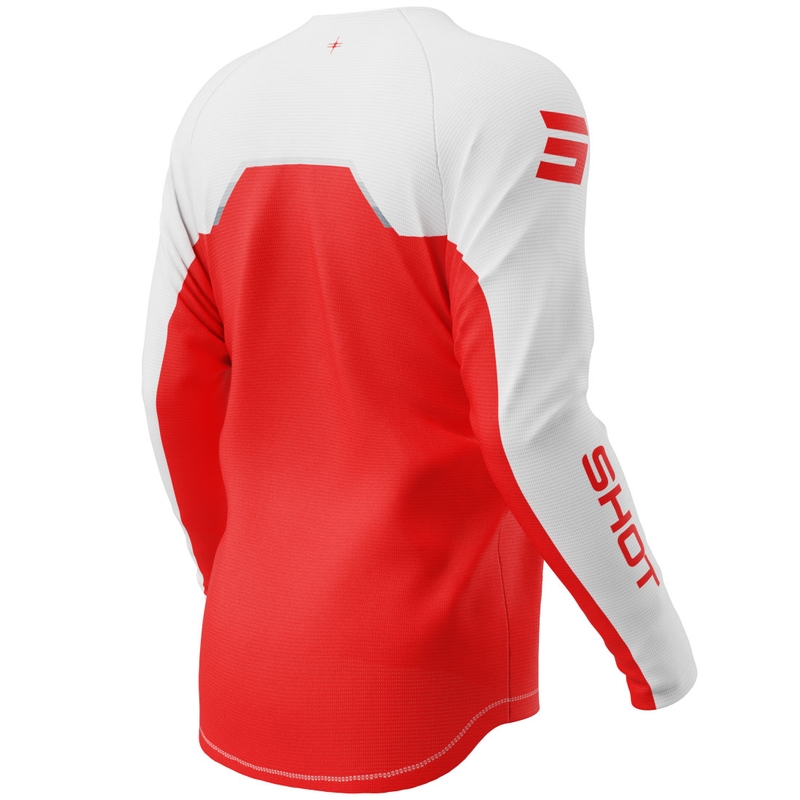 Shot Draw Daytona Kids Motocross Jersey Rood