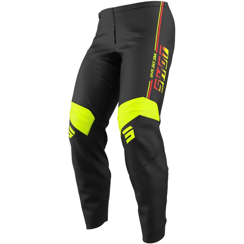 Shot Draw Block Kids Motocrossbroek Fluo Geel