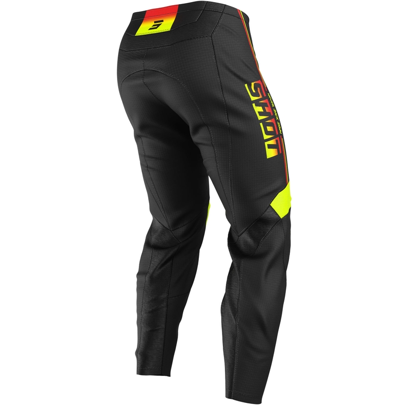 Shot Draw Block Kids Motocrossbroek Fluo Geel