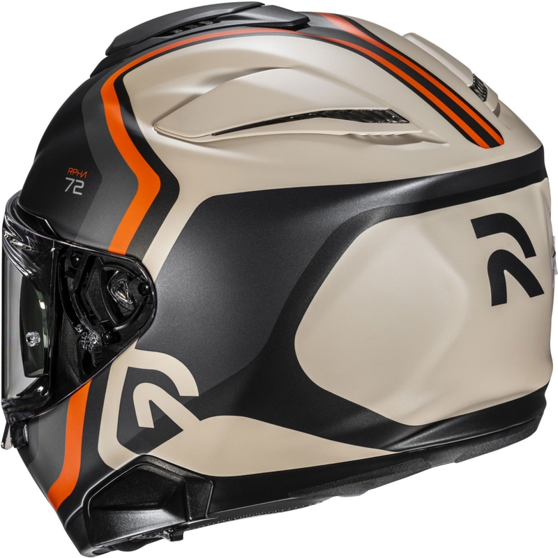 Integraal motorhelm HJC RPHA 72 Ernem MC7SF zwart-beige-oranje