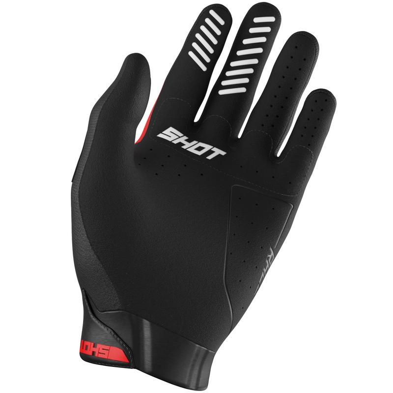 Shot Race Evo Kids Motocross Handschoenen Rood