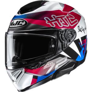 Integraal motorhelm HJC RPHA 72 Goldy MC21 wit-rood-blauw