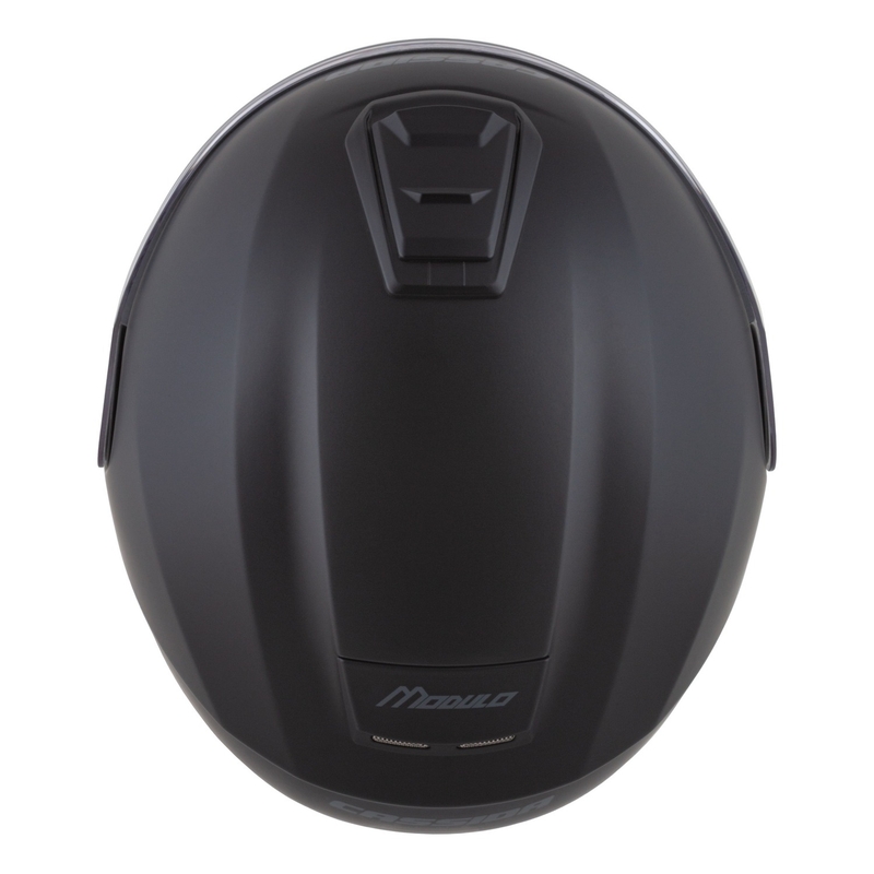 Cassida Modulo 2.1 Compass opklapbare motorhelm mat zwart-grijs
