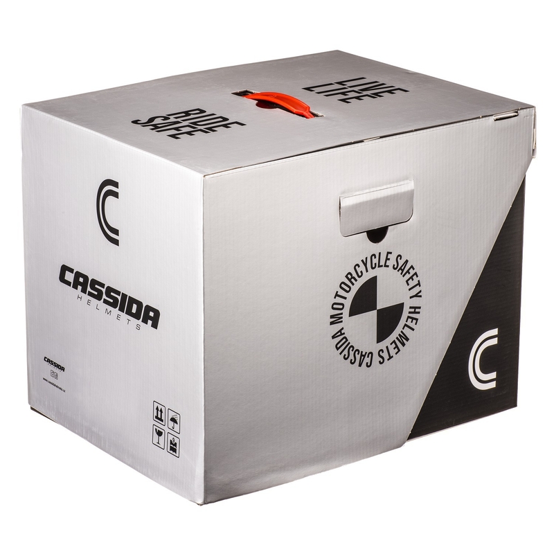 Cassida Modulo 2.1 Compass opklapbare motorhelm mat zwart-grijs