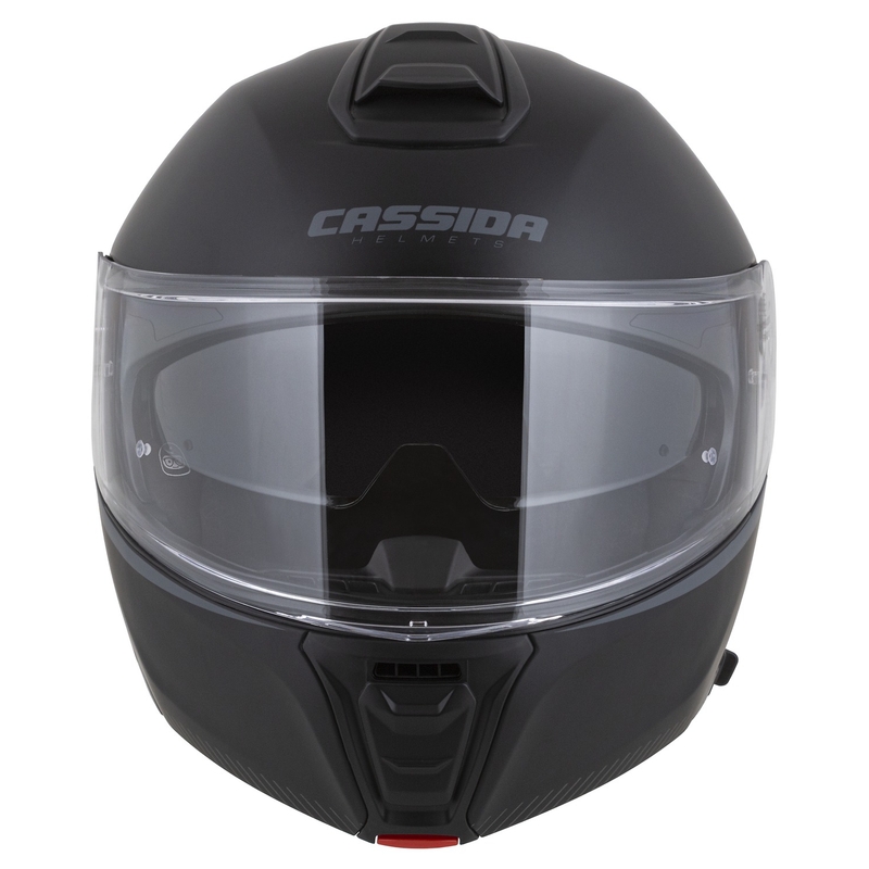Cassida Modulo 2.1 Compass opklapbare motorhelm mat zwart-grijs