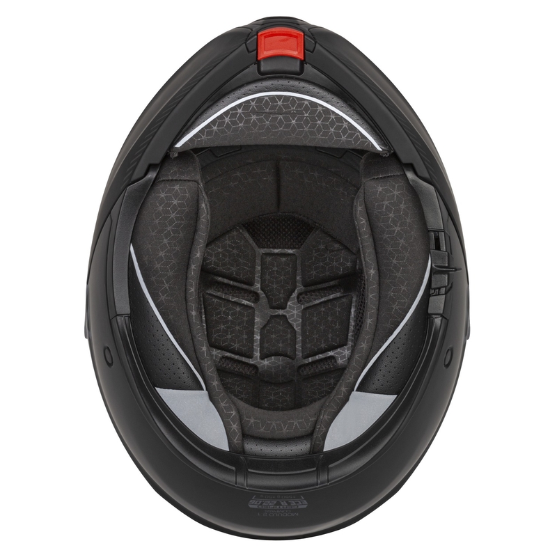 Cassida Modulo 2.1 Compass opklapbare motorhelm mat zwart-grijs