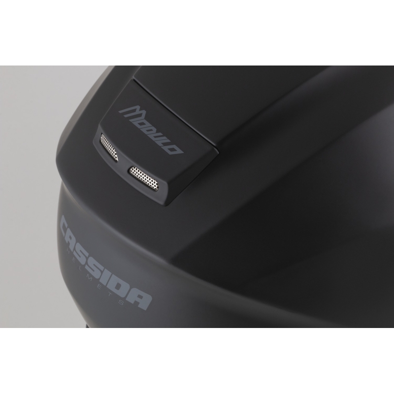 Cassida Modulo 2.1 Compass opklapbare motorhelm mat zwart-grijs