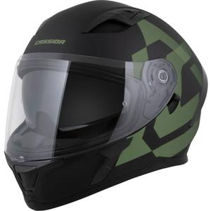 Cassida Orbit Grind integraal motorhelm mat zwart-donkergroen
