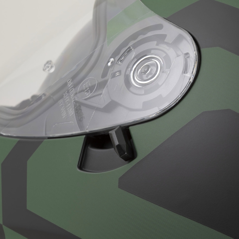 Cassida Orbit Grind integraal motorhelm mat zwart-donkergroen