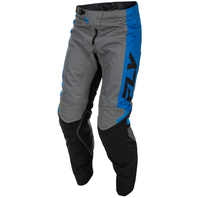 Motocrossbroek FLY Racing - USA Kinetic blauw-grijs-zwart