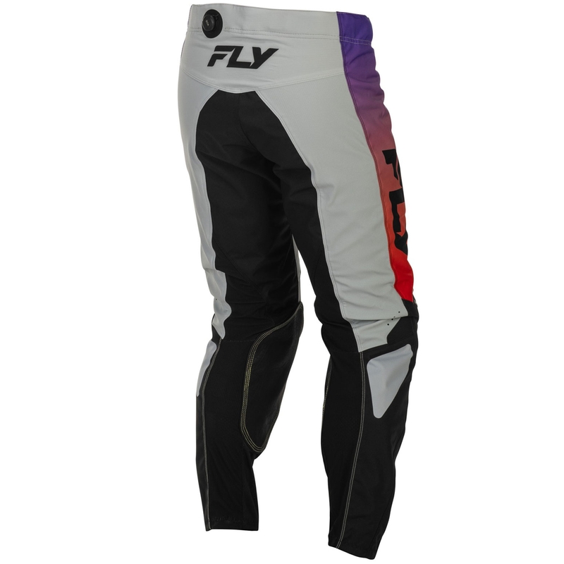 Motocrossbroek FLY Racing - USA Kinetic grijs-rood-paars-zwart