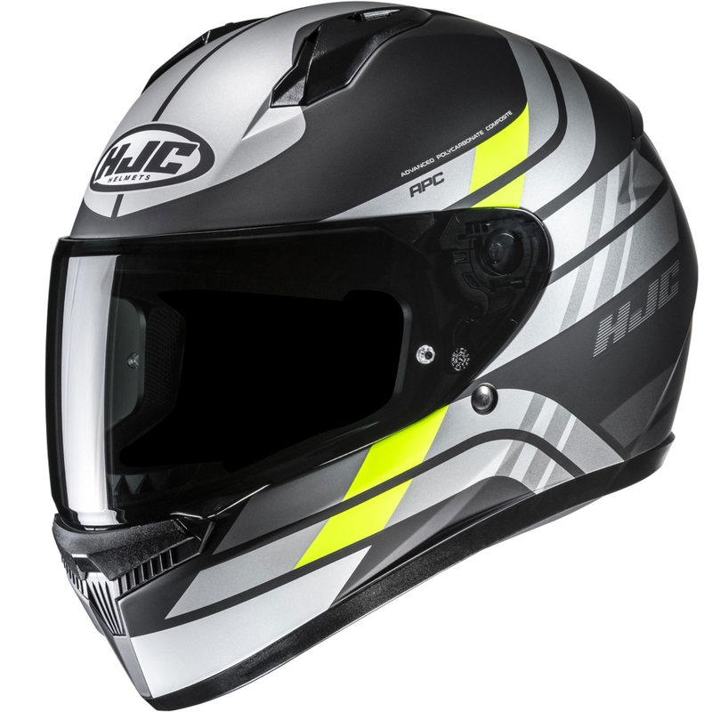 Integraal motorhelm HJC C10 Hiper MC3HSF zwart-zilver-geel