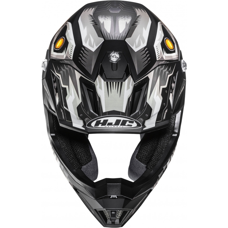 Crosshelm HJC C50 Mecha Beast MC5SF zwart-grijs