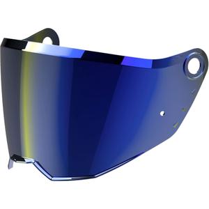 Plexi voor Airoh Commander 2 helmen blauwe spiegel
