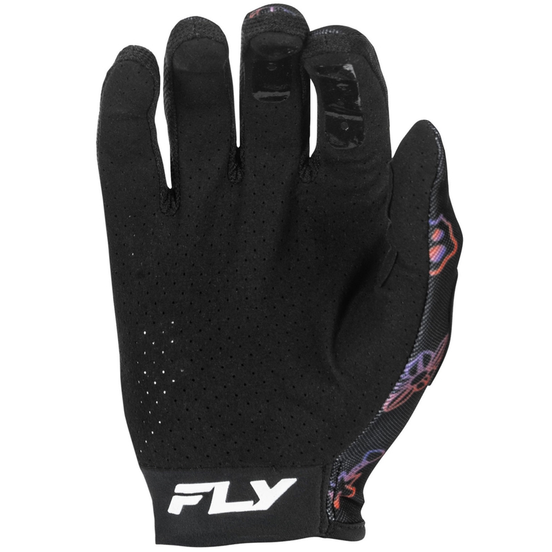 Motocross handschoenen FLY Racing - USA Lite Outline zwart-rood-paars
