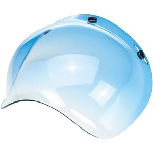 Verchroomd plexi schild bubbelmodel voor Cassida Oxygen helm