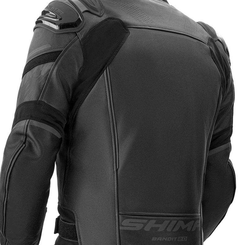 Shima Bandit 2.0 leren motorjack zwart-zwart