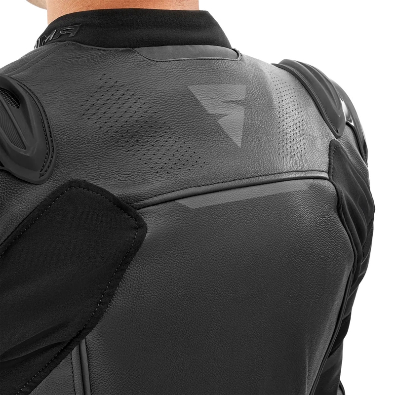 Shima Bandit 2.0 leren motorjack zwart-zwart
