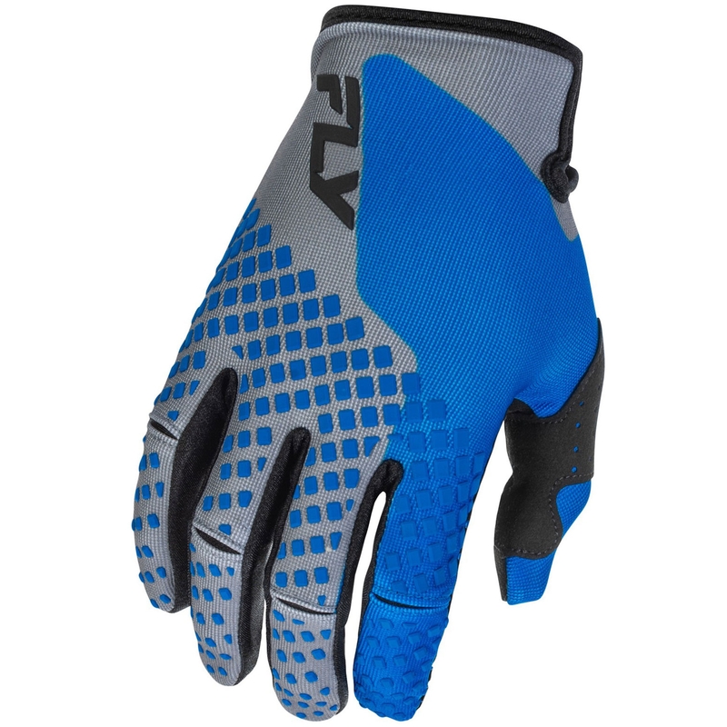 Motocross handschoenen FLY Racing - USA Kinetic blauw-grijs-zwart