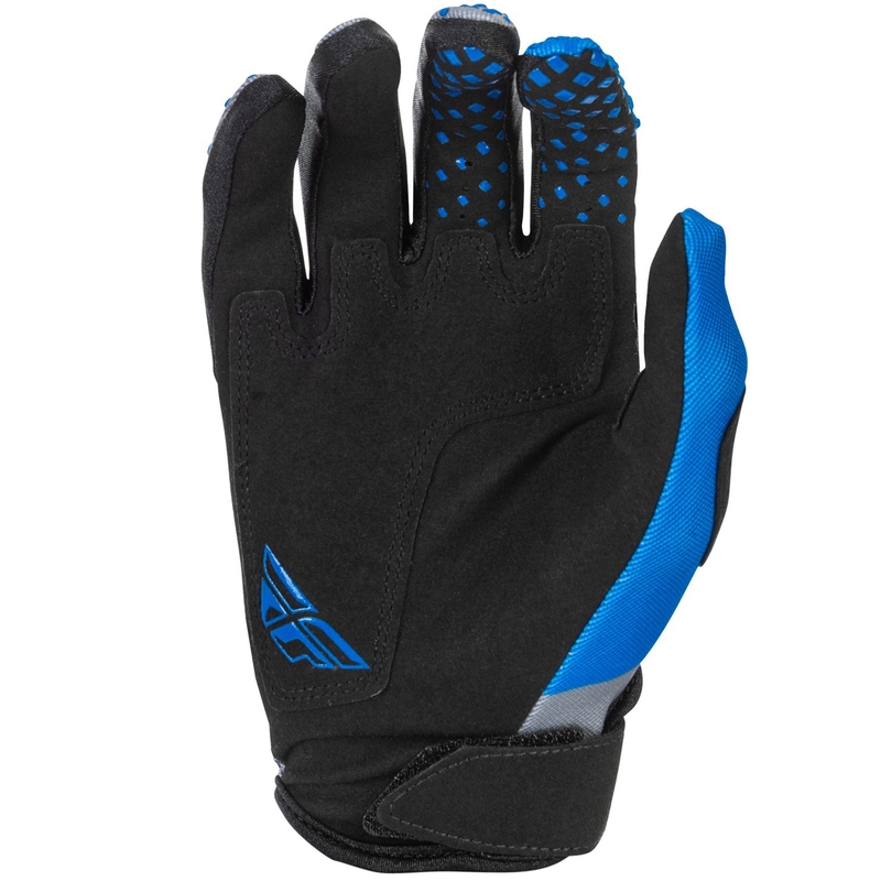 Motocross handschoenen FLY Racing - USA Kinetic blauw-grijs-zwart