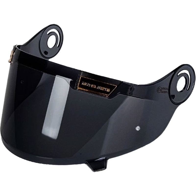 Plexi MT-V-32 Max Vision voor Jarama/Jarama SV helmen donker met gouden details