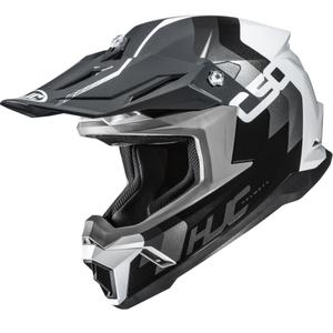 Crosshelm HJC C50 Primal MC5 zwart-grijs-wit
