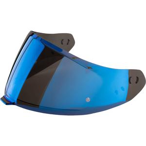 Plexi KDS-F-03 voor Scorpion EXO-GT SP AIR helmen blauwe spiegel