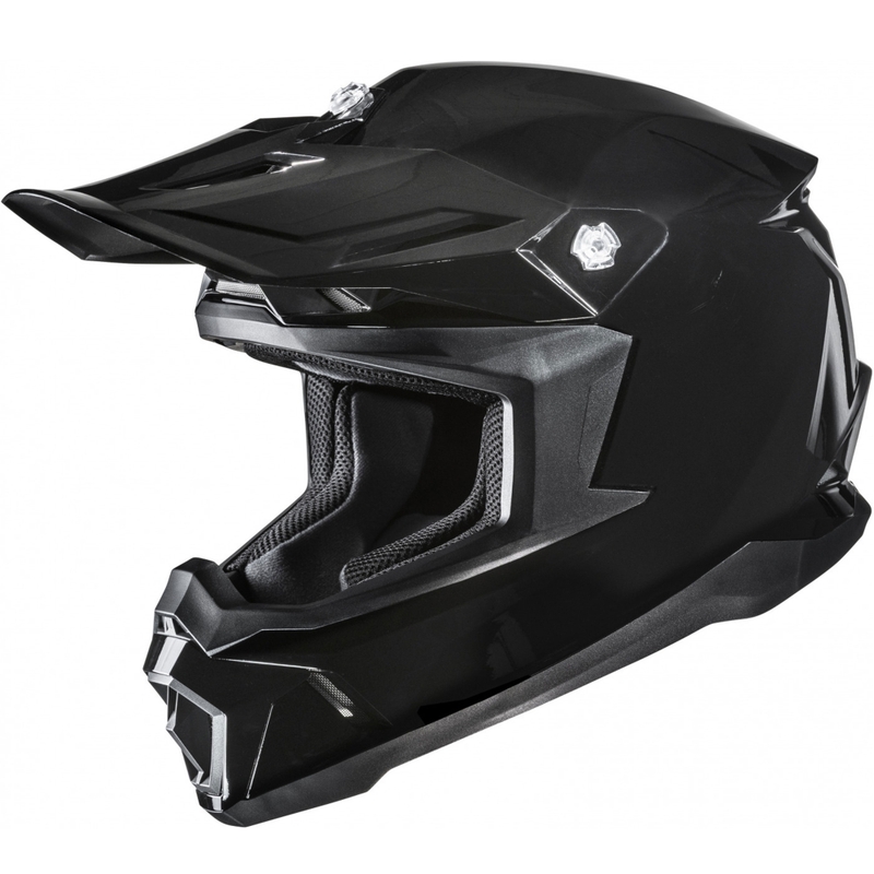 Crosshelm HJC C50 Solid metallic zwart