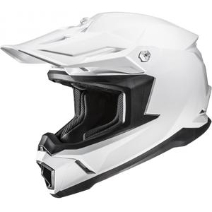 HJC C50 Solid crosshelm parelwit
