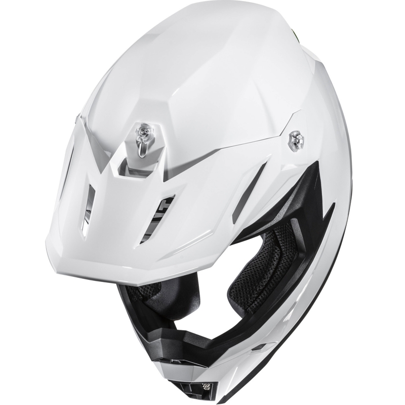 HJC C50 Solid crosshelm parelwit