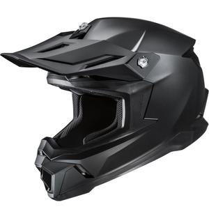 HJC C50 Solid semi-flat motorcrosshelm zwart