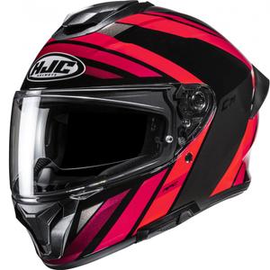 Integraal motorhelm HJC C71 Faber MC1 zwart-rood