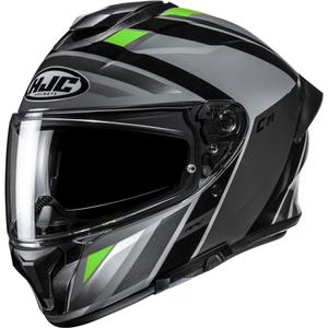 Integraal motorhelm HJC C71 Faber MC4 zwart-grijs-fluo groen