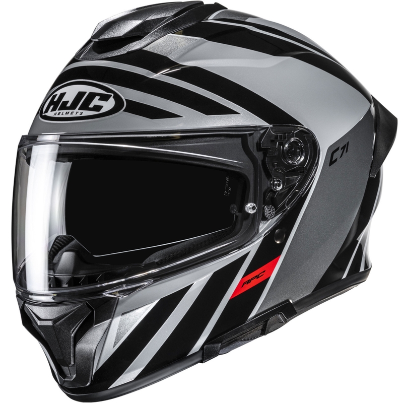 Integraal motorhelm HJC C71 Faber MC5 zwart-grijs