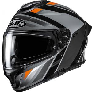 Integraal motorhelm HJC C71 Faber MC7 zwart-grijs-oranje