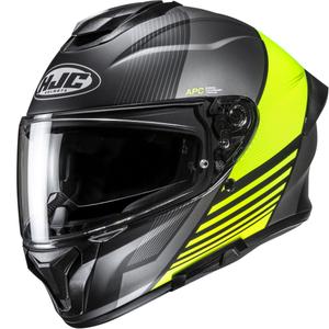 Integraal motorhelm HJC C71 Morix MC3HSF zwart-grijs-fluogeel