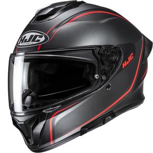 Integraal motorhelm HJC C71 Quez MC1SF zwart-rood