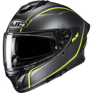Integraal motorhelm HJC C71 Quez MC3HSF zwart-fluo geel