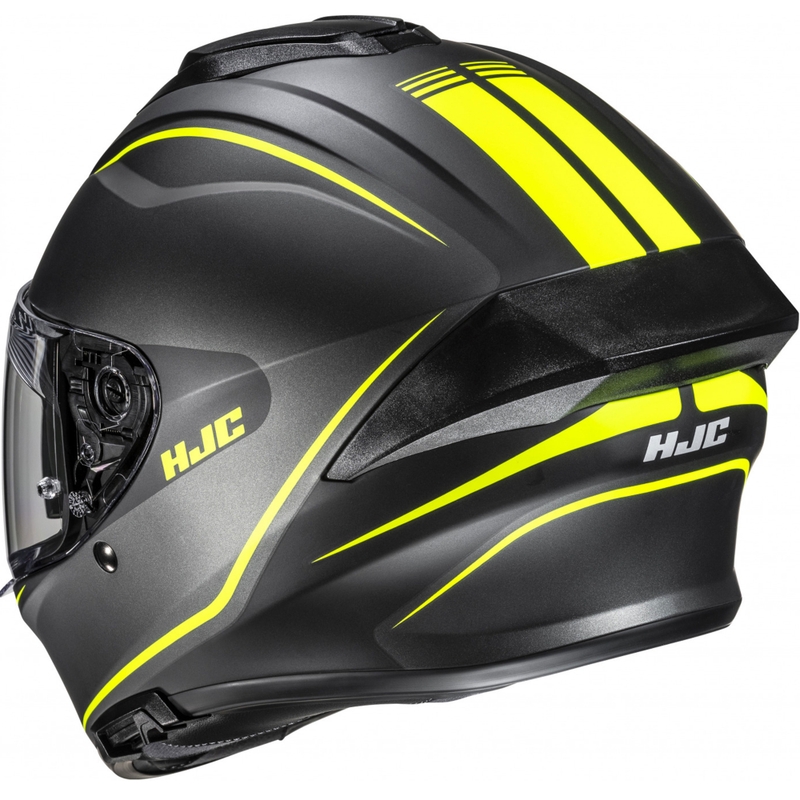 Integraal motorhelm HJC C71 Quez MC3HSF zwart-fluo geel