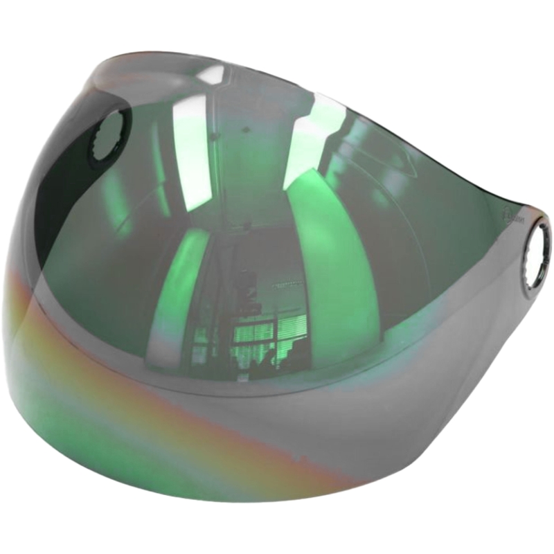 Plexi voor helmen Nexx X.G30 Bubble groen gespiegeld uitverkoop
