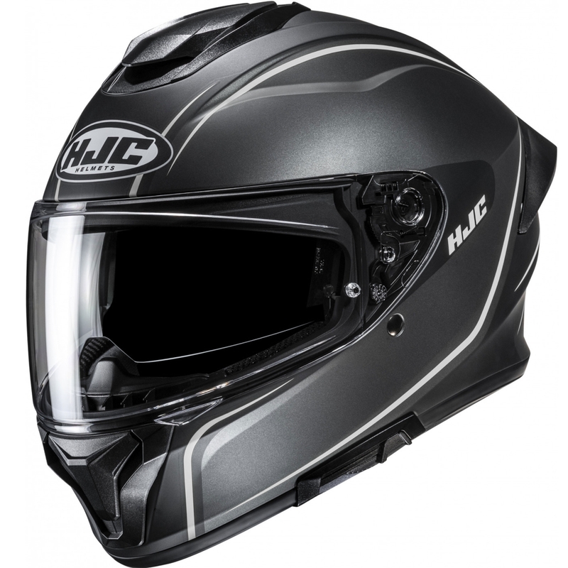 HJC C71 Quez integraal motorhelm zwart-zilver