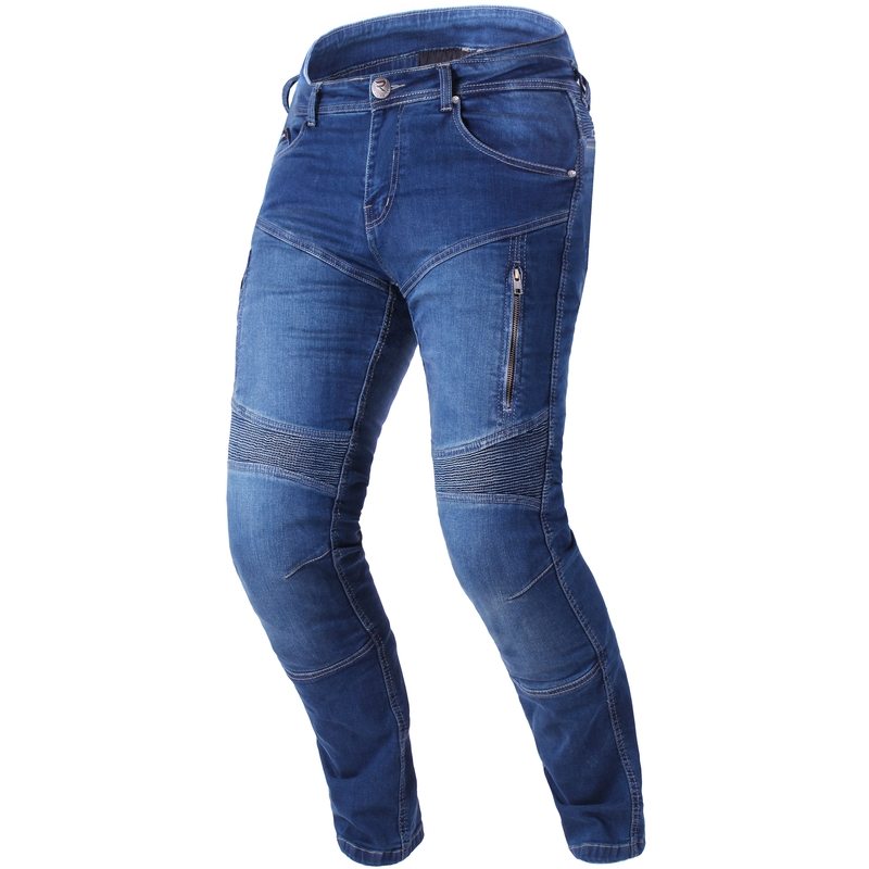 Blauwe Street Racer Basic II CE motorjeans