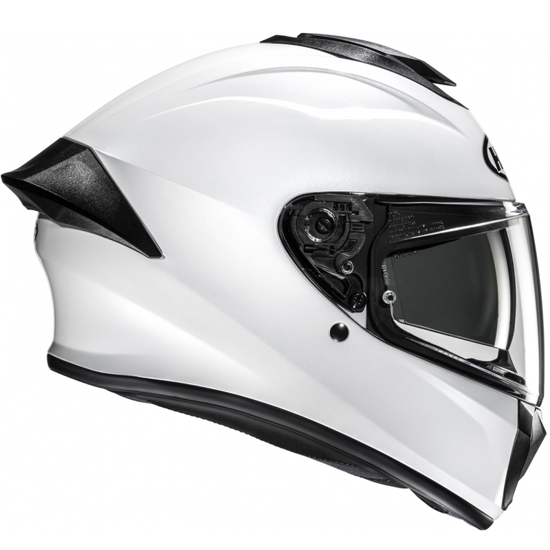 HJC C71 Solid integraal motorhelm parelwit
