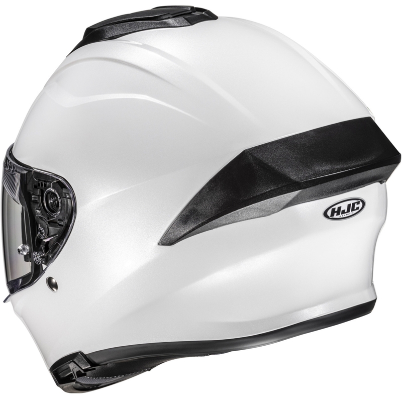 HJC C71 Solid integraal motorhelm parelwit