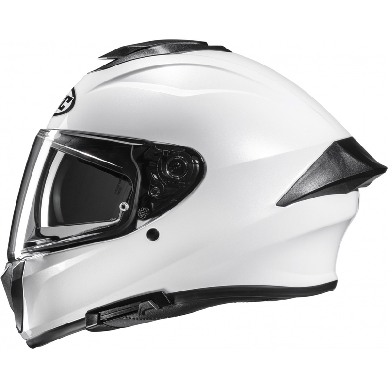 HJC C71 Solid integraal motorhelm parelwit