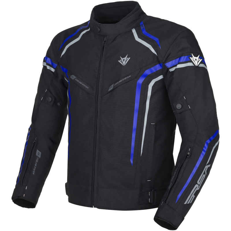 RSA Compact 2 motorjack zwart-grijs-blauw