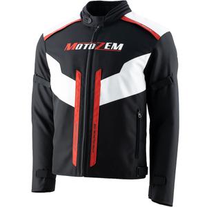 Motozem Team 2 motorjas zwart-wit