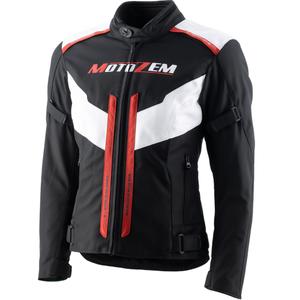 Motozem Team 2 motorjas voor dames, zwart-wit
